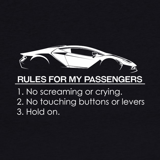 Rules for my Passengers by Vroomium